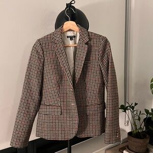 j crew mercantile plaid blazer